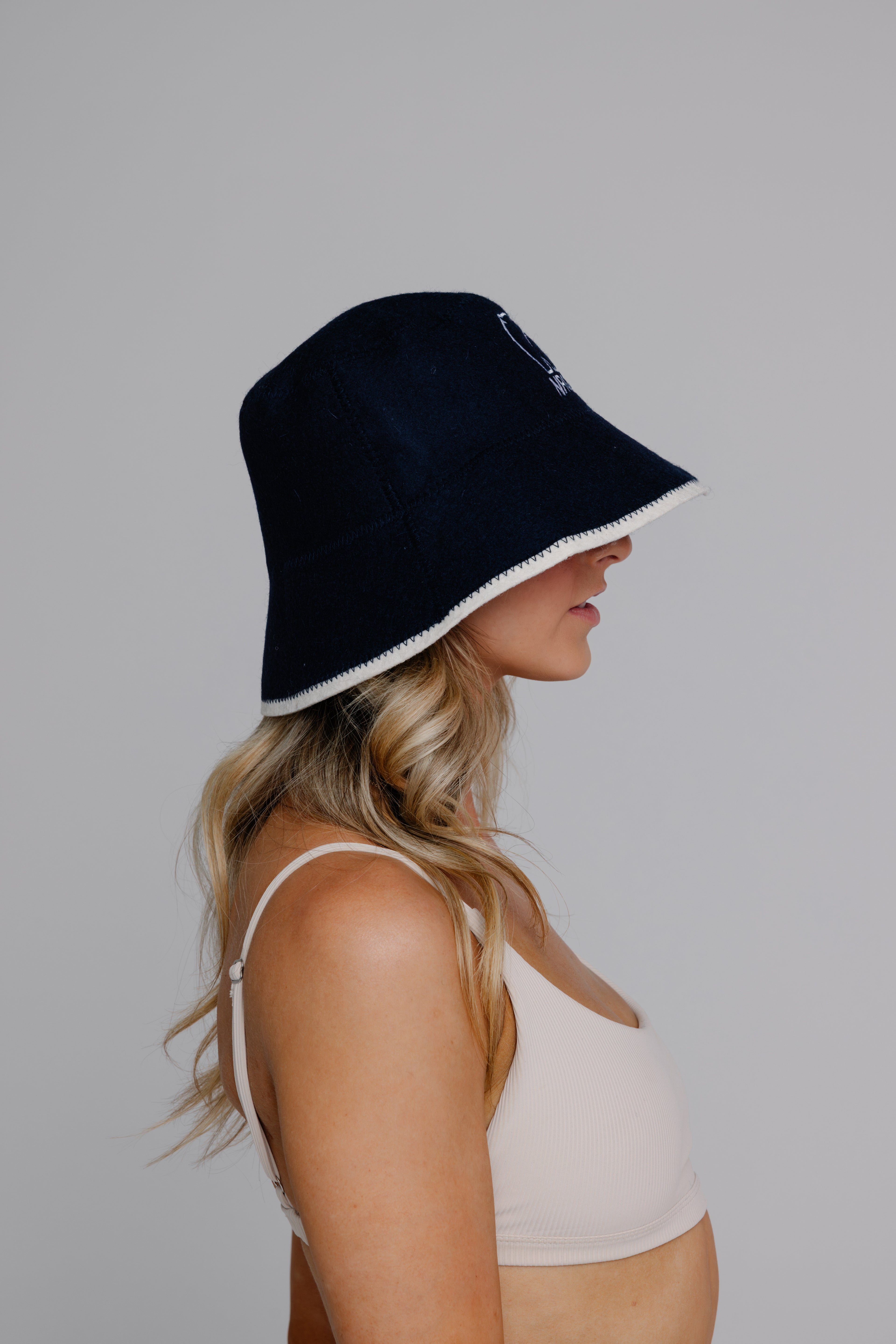 Midnight Blue Sauna Hat