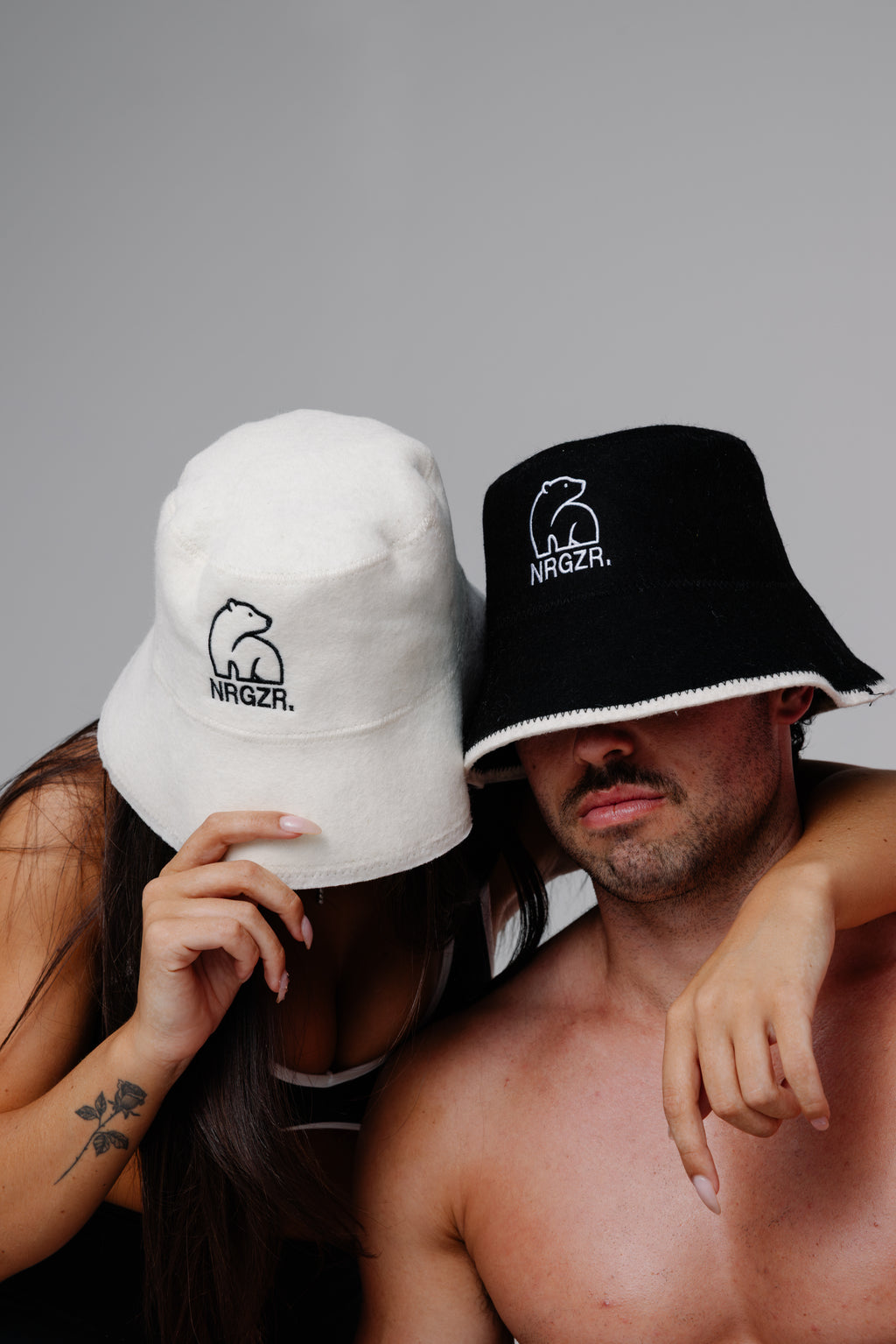 Black Sauna Hat