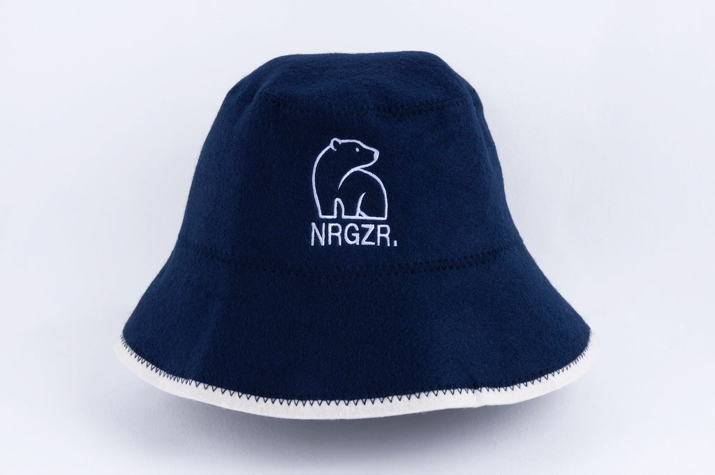 Midnight Blue Sauna Hat