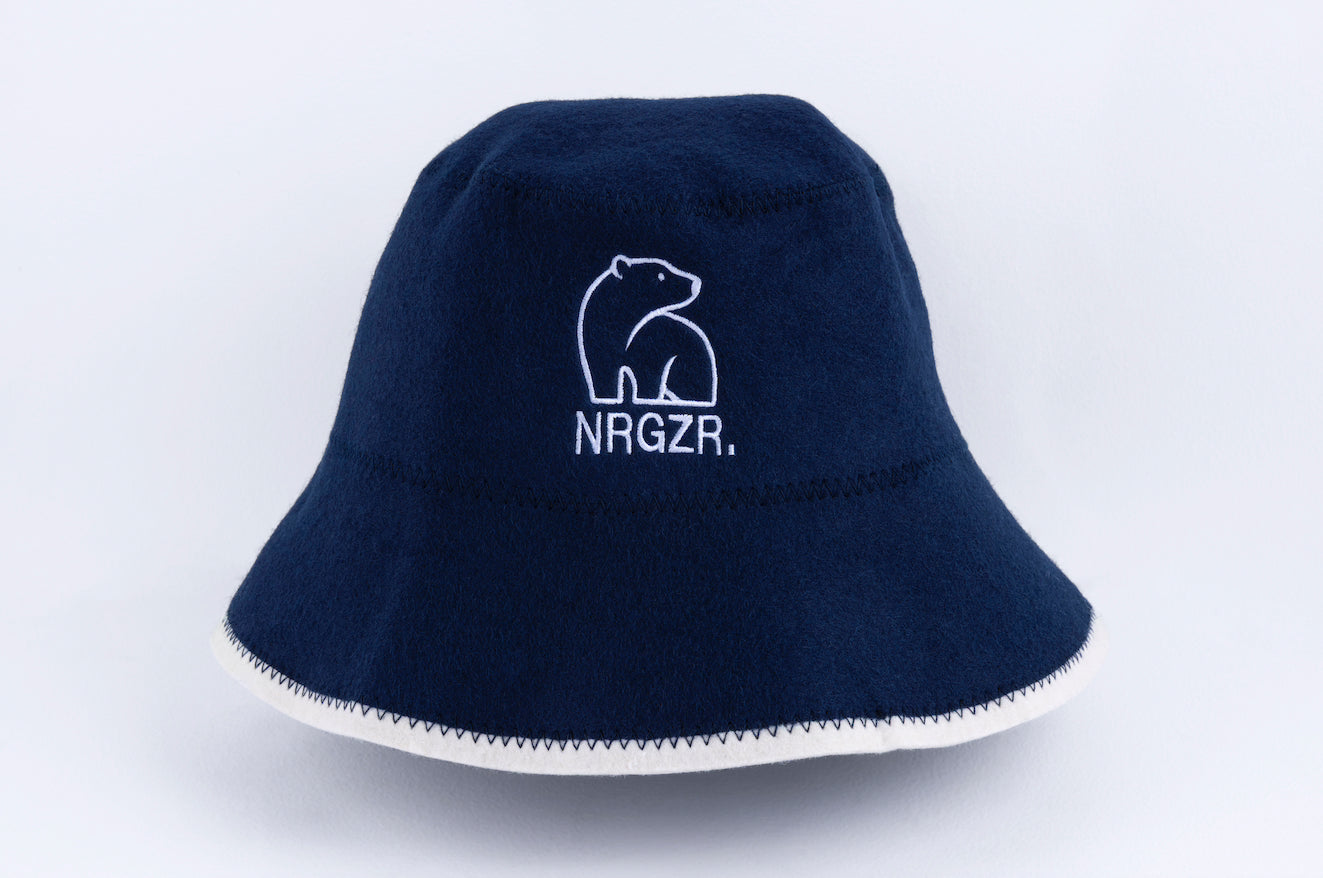 Midnight Blue Sauna Hat