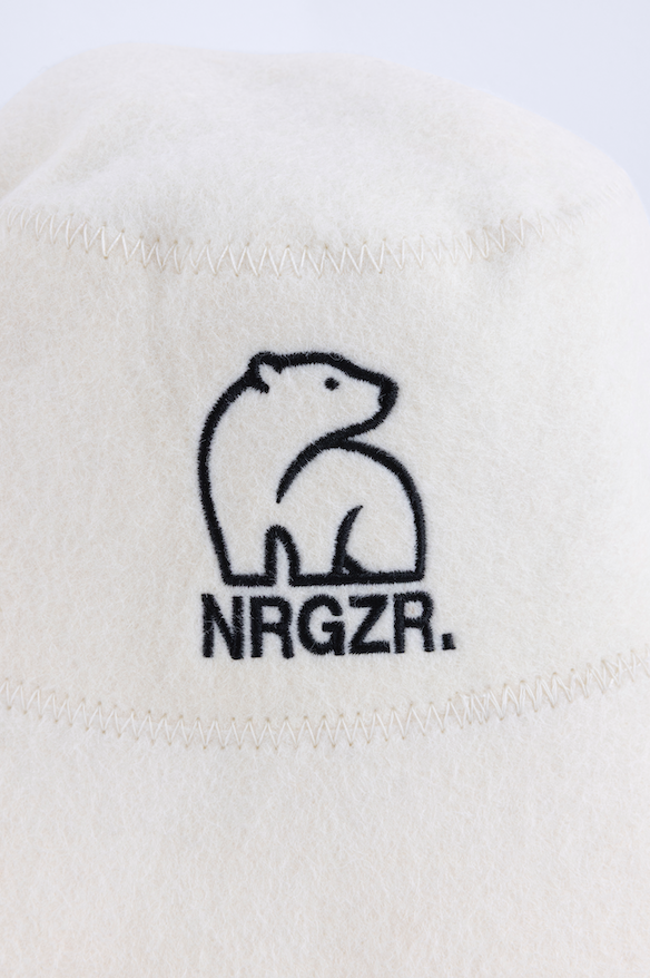 Latte White Sauna Hat